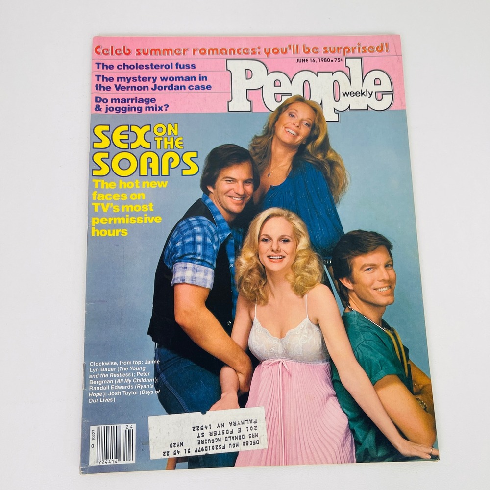 People Weekly Magazine June 16 1980 Sex on the Soaps Peter Bergman Vintage Good